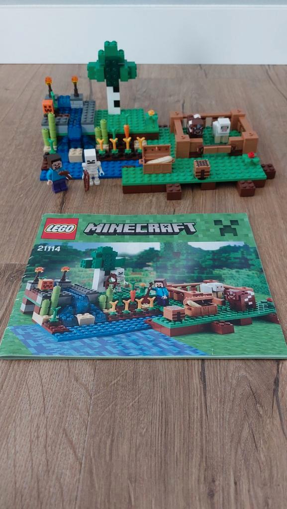 Lego Minecraft 21114 De Kwekerij - Complete Set!, Kinderen en Baby's, Speelgoed | Duplo en Lego, Zo goed als nieuw, Lego, Complete set