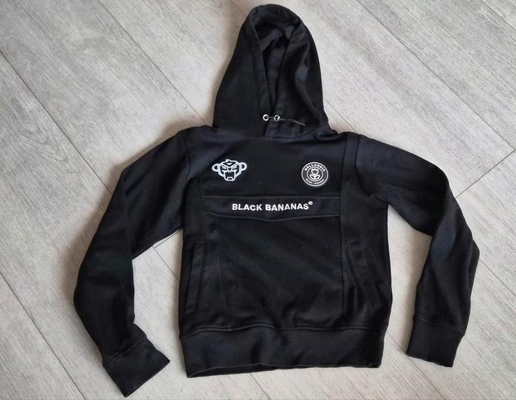 Black Bananas Hoodie - Zwart, Kinderen en Baby's, Kinderkleding | Maat 164, Zo goed als nieuw, Jongen of Meisje, Trui of Vest