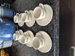 Originele Piazza Caffè kop en schotels 6 setjes puntgaaf, Huis en Inrichting, Keuken | Servies, Ophalen of Verzenden, Porselein