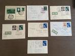 Kleine verzameling 7 brieven Oostenrijk jaren 50, Ophalen of Verzenden, Brief