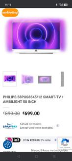 Philips Ambilight tv 58 inch 58PUS8545/12, Ophalen, Zo goed als nieuw, 100 cm of meer, Philips