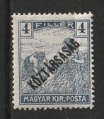 Hongarije 1918 - Opdruk -  Kozatarsasag, Postzegels en Munten, Ophalen of Verzenden, Postfris