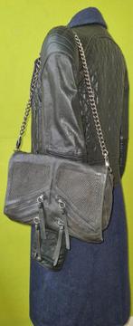 Zara Schoudertas met Studs, Ophalen of Verzenden, Gebruikt, Zwart, Schoudertasje