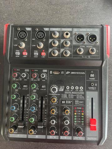 JBSystems Live 6 PA Mixer - Zo Goed Als Nieuw! beschikbaar voor biedingen