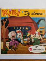 View-master plaatjes Kiri de clown 1966, Ophalen of Verzenden, Gebruikt