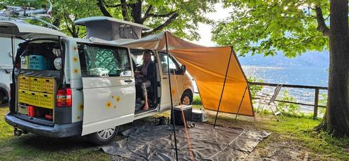 Vrolijke VW T5 Camper, Caravans en Kamperen, Campers, Particulier, Bus-model, tot en met 2, Volkswagen, Diesel, 4 tot 5 meter