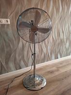 Diamant staande ventilator retro chroom, Ophalen, Zo goed als nieuw, Statiefventilator