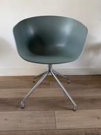 Hay AAC20 draaistoel - Fall green,chroom onderstel (4 stuks), Huis en Inrichting, Stoelen, Ophalen, Kunststof, Gebruikt, Overige kleuren