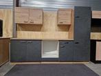 keuken 270 cm grijs eikenbruin, Overige materialen, Nieuw, Enkelwandige keuken, Ophalen of Verzenden