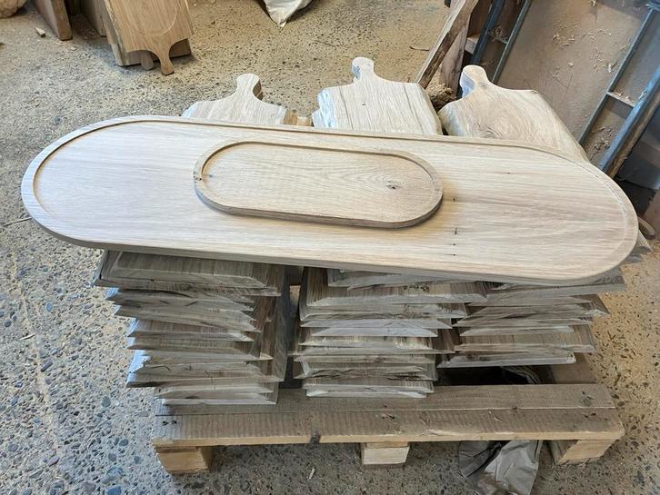 Eiken dienblad op maat mogelijk, Huis en Inrichting, Woonaccessoires | Dienbladen, Zo goed als nieuw, Hout, Rechthoekig, Ophalen