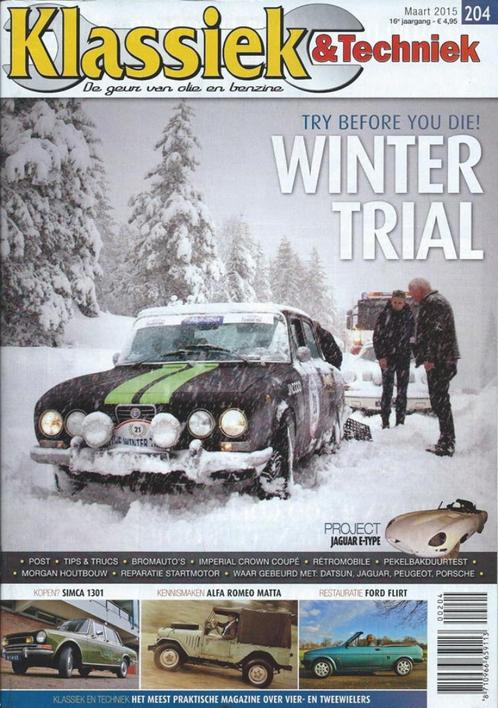 Klassiek & Techniek 204 2015 : Simca 1301 - Imperial Crown, Boeken, Auto's | Folders en Tijdschriften, Gelezen, Algemeen, Ophalen of Verzenden