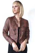 STEPS Geweldige Bruine Echte Leren Blazer/Jasje 38 M, Maat 38/40 (M), Bruin, Ophalen of Verzenden, Zo goed als nieuw