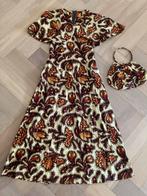 Afrikaanse jurk verkleedkleren met tas maat M als nieuw, Ophalen of Verzenden, Zo goed als nieuw, Maat 38/40 (M), Carnaval