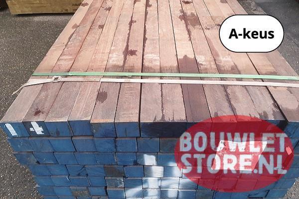 Hardhouten palen | tuinpalen | paal hardhout 70 x 70 mm, Tuin en Terras, Palen, Balken en Planken, Nieuw, Palen, 250 cm of meer