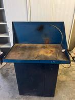 Ontvetter spoelbak voor onderdelen, Ophalen