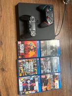 PS4 500GB + 2 Controllers + 6 Games, Spelcomputers en Games, Spelcomputers | Sony PlayStation 4, Met 2 controllers, Ophalen of Verzenden