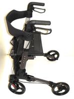 Antraciet ExcelCare Travel Eaze 2 Aluminium rollator, Ophalen of Verzenden, Opvouwbaar, Zo goed als nieuw