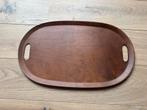Vintage Houten Dienblad AB Ary Nybro Sweden, Huis en Inrichting, Ophalen of Verzenden, Gebruikt, Ovaal, Hout