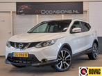 Nissan QASHQAI 1.2 Tekna + LEDER + PANODAK (bj 2015), Voorwielaandrijving, Euro 5, Gebruikt, Zwart