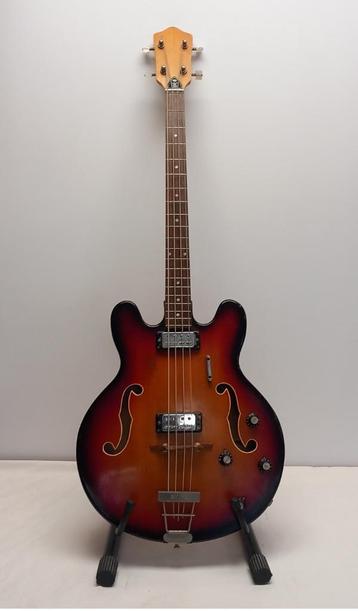 Klira Hollowbody Bass Guitar 1960’s Sunburst(DLD) beschikbaar voor biedingen