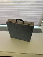 Vintage Grammofoonplaten Koffer / Aktetas Harmonica Systeem, Ophalen of Verzenden
