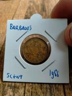 Barbados 5 cent 1986, Postzegels en Munten, Munten | Amerika, Ophalen of Verzenden, Zuid-Amerika, Losse munt