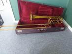 King 5B Bas/Tenor Trombone, Gebruikt, Met koffer of draagtas, Trombones, Koperblazer