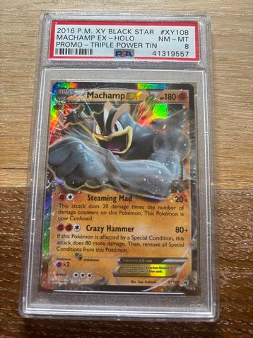 Machamp EX XY Black Star #XY108 PSA 8 beschikbaar voor biedingen