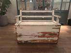 Vintage klapbank Van Dijk & Ko, Huis en Inrichting, Ophalen, Gebruikt, Minder dan 75 cm, Vintage
