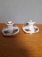 Adv 62 royal albert old country rose kandelaars 25.00 p.s, Ophalen of Verzenden