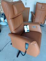 VELDERHOF 2x Relax ,sta op stoel electrische, Ophalen, Zo goed als nieuw, 75 tot 100 cm, Leer