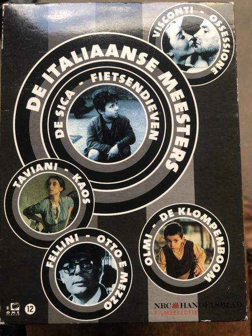 De Italiaanse Meesters ; NRC HB 5-DVD box Cult, Cd's en Dvd's, Dvd's | Filmhuis, Zo goed als nieuw, Italië, Boxset, Ophalen of Verzenden