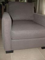Gorinchem! Houston fauteuil lounge Premier bruin linnen, Ophalen, Gebruikt, 75 tot 100 cm, 75 tot 100 cm