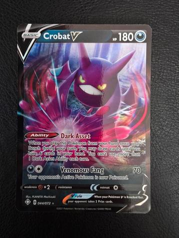 Crobat V #044 sword shield shining fates  beschikbaar voor biedingen