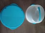 taartdoos met vormpjes, Huis en Inrichting, Keuken | Tupperware, Ophalen of Verzenden, Zo goed als nieuw, Wit, Bak of Kom