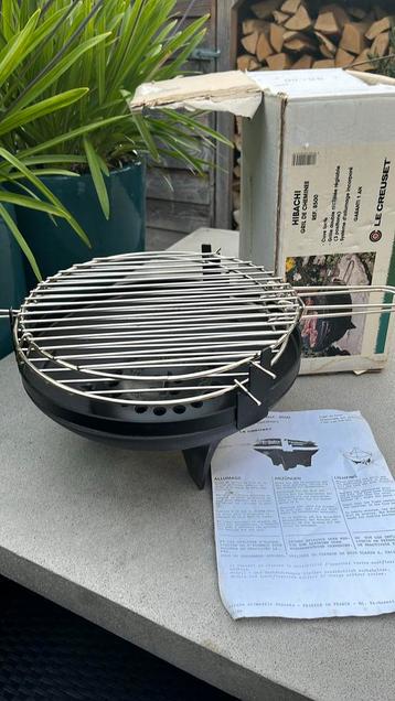 Le Creuset hibachi tafelbbq nooit gebruikt vintage beschikbaar voor biedingen