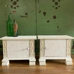 2x nacht kastjes, Huis en Inrichting, Slaapkamer | Nachtkastjes, Ophalen, Minder dan 45 cm