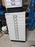 Bisley A3 Ladekast - 10 Lades, Ophalen, Gebruikt, 5 laden of meer, 50 tot 100 cm