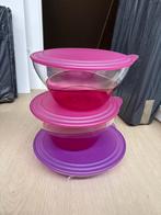Tupperware Schalenset Paars/Roze, Huis en Inrichting, Keuken | Tupperware, Ophalen of Verzenden, Nieuw, Paars, Schaal
