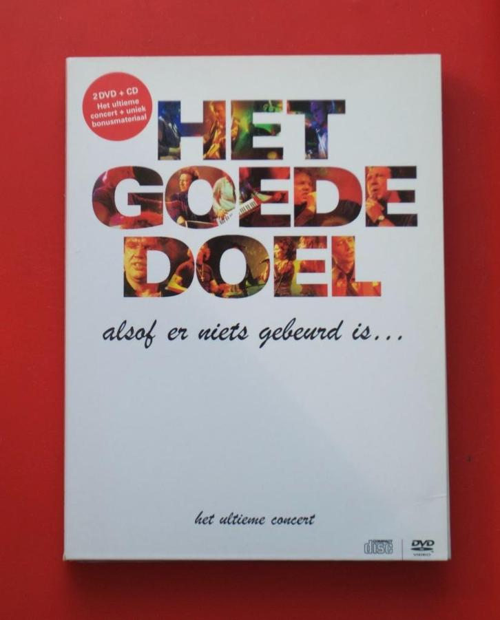 2dvd + cd Het Goede Doel Alsof er niets gebeurd is, concert, Cd's en Dvd's, Dvd's | Muziek en Concerten, Gebruikt, Muziek en Concerten