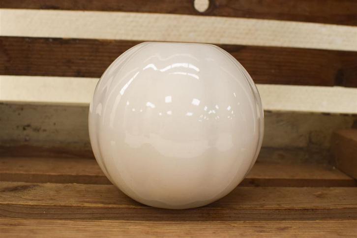 Royal Goedewaagen porseleinen bolvaas 47543, Huis en Inrichting, Woonaccessoires | Vazen, Gebruikt, Wit, Minder dan 50 cm, Aardewerk of Porselein