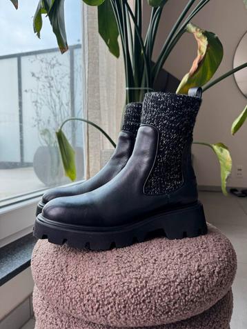 Shabbies Amsterdam Zwarte Laarzen beschikbaar voor biedingen