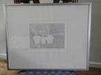 Ets "3 cactussen" - Gesigneerd - Marijke Fast (1950-), Antiek en Kunst, Kunst | Etsen en Gravures, Ophalen of Verzenden