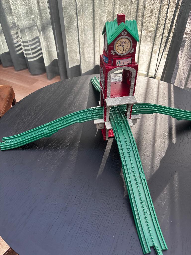 Geotrax van fisher price - klokkentoren met rails, Ophalen of Verzenden, Speelset, Met geluid