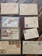 oude briefkaarten/nieuwjaarskaarten, Postzegels en Munten, Postzegels | Nederland, Ophalen of Verzenden