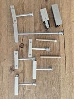 EUTRAC lampen rails 2 x 290mm met 6 plafond houders, Ophalen, Zo goed als nieuw, Metaal of Aluminium, Plafondspot of Wandspot