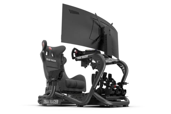 Race setup Trak Racer TR8 Pro, Moza 2x stuur, pedalen + meer, Computers en Software, Joysticks, Gebruikt, Ophalen