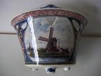 Makkum Altena keramiek cache-pot. Decor rondom molens., Rond, Binnen, Ophalen of Verzenden, Zo goed als nieuw
