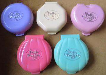 5x Polly Pocket (met 3 mini figuurtjes) en 1x Quick iglo beschikbaar voor biedingen