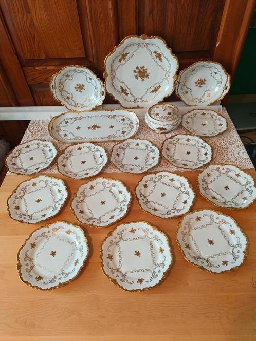 Porceleyne Reichenbach, Antiek en Kunst, Antiek | Servies compleet, Verzenden